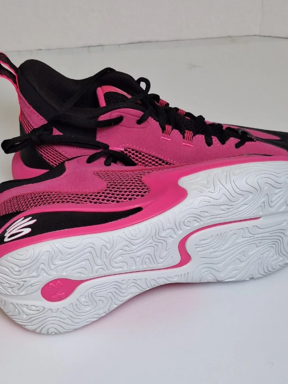 Under Armour Curry 3Z 25 SDE Basketball Shoes Pink Black